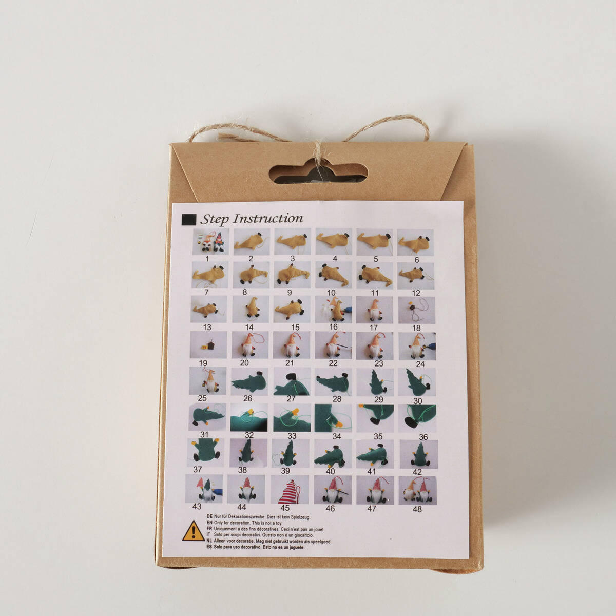 DEKORATIONSSET DYI Zwerge 15 cm - Multicolor, Textil (4.9/14.9/11cm) - Boltze Home