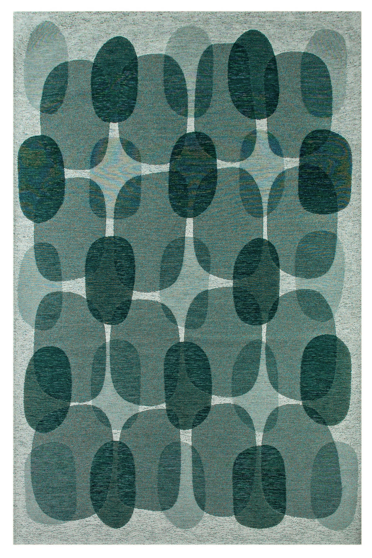 TEPPICH modern Flachgewebe BLACK SPICE Grün 240 x 340 cm - Grün, Textil (240/340cm) - Novatrend