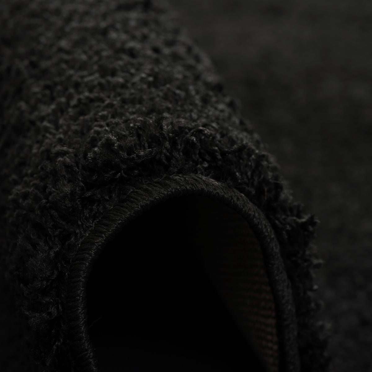 HOCHFLOR LANGFLOR TEPPICH ALOHA - Schwarz, Textil (120/170cm) - Pergamon