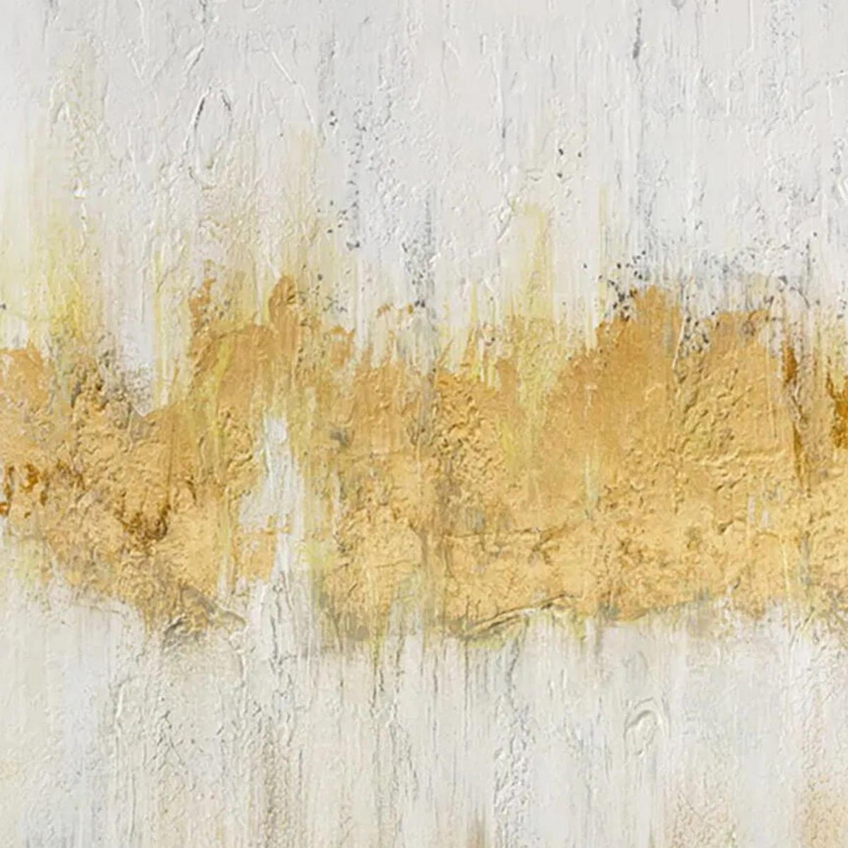 ACRYLBILD HANDGEMALT 90/60 cm - Weiß, Holz/Textil (90/60cm) - KUNSTLOFT