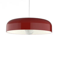 HÄNGELEUCHTE - Rot, Metall (40/40/10cm) - Lumicom