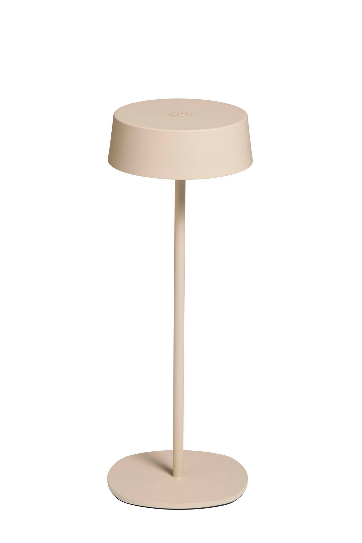 LED-TISCHLEUCHTE - dimmbar, kabellos, IP54, Metallgehäuse, für Innen- und Außenbereich, beige, höhenverstellbar - Beige, Metall (13.5/13.5/36cm) - Northpoint