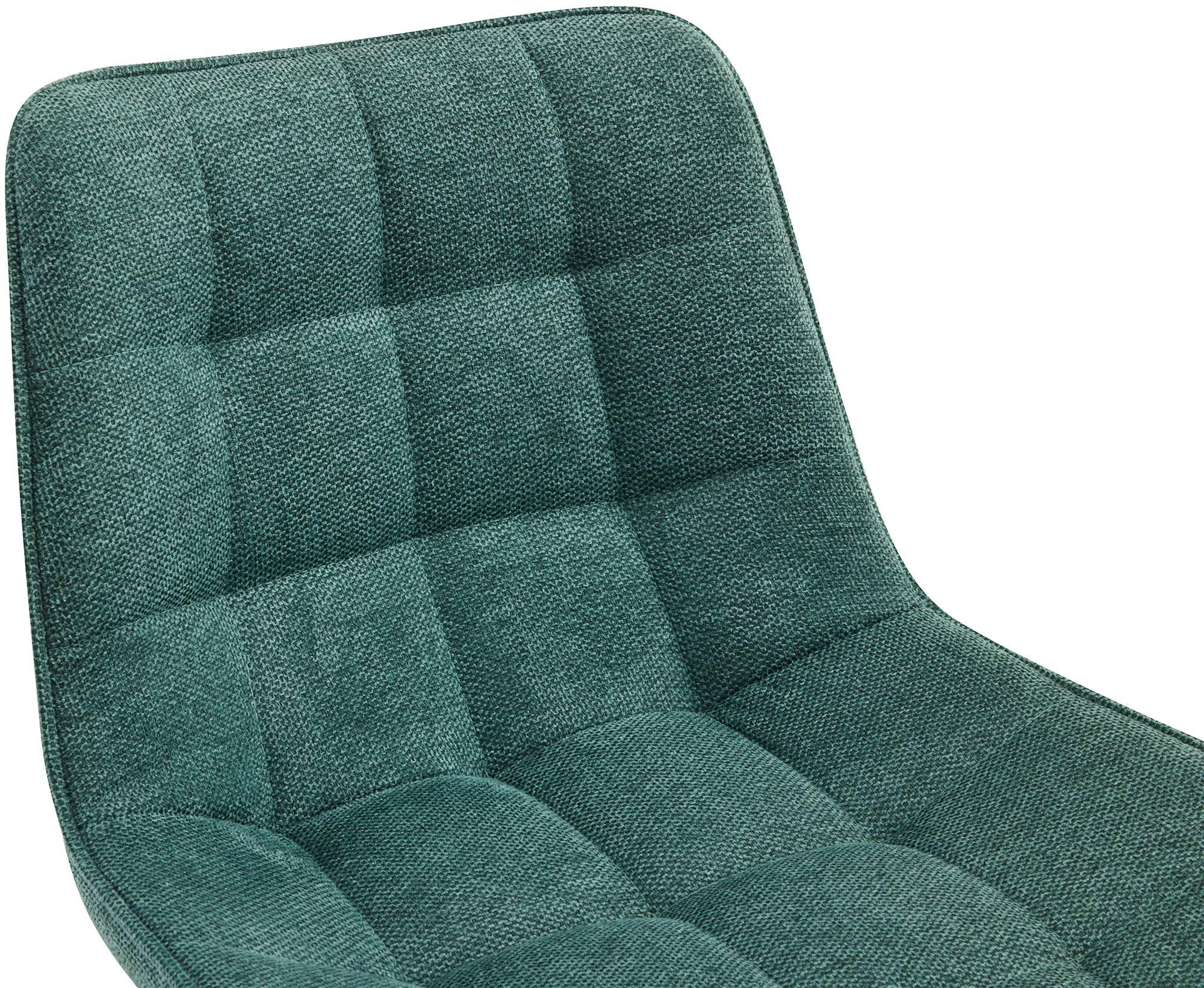 BARHOCKER Stoff grün - Schwarz/Grün, Textil/Metall (47/106/52cm) - CLP