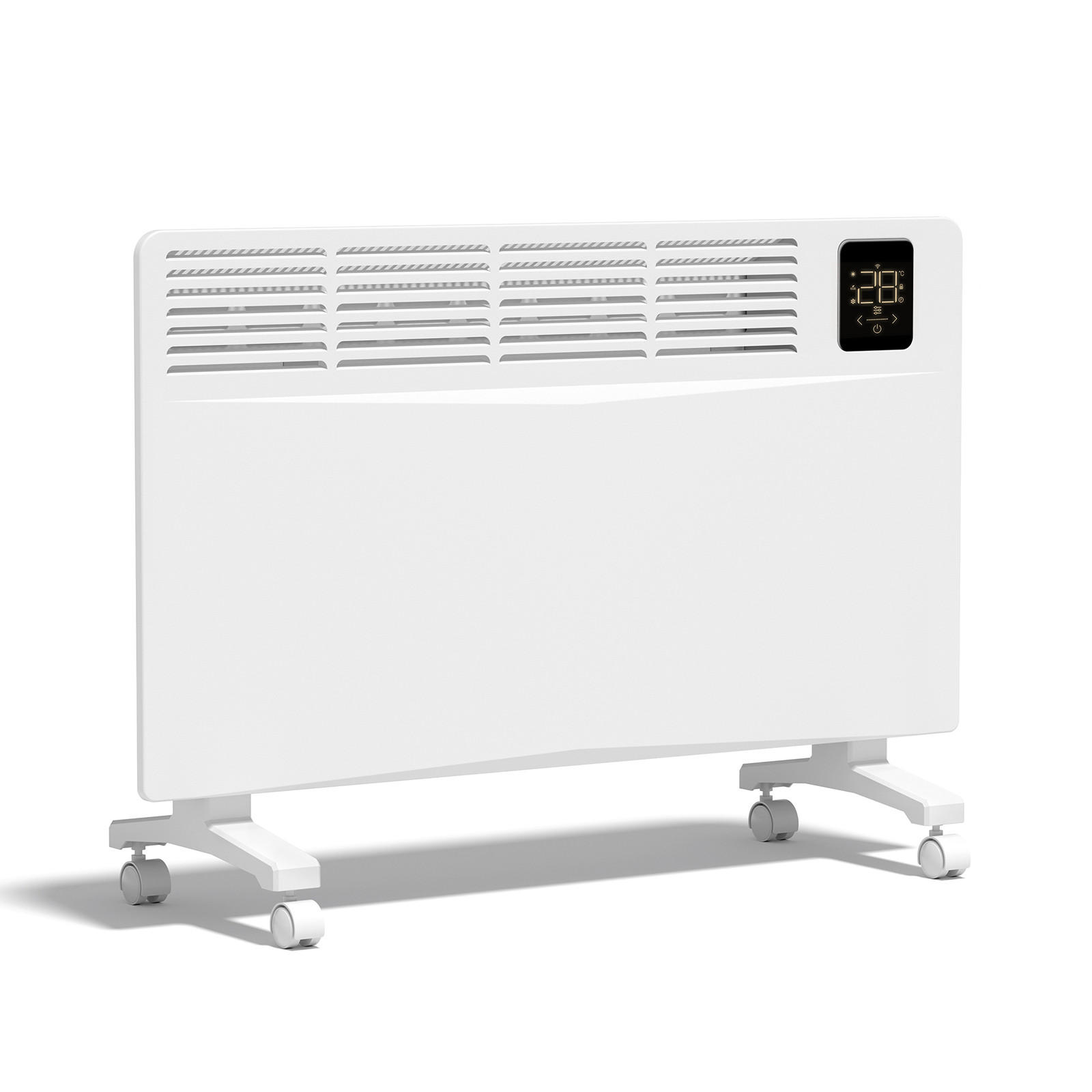 GLASHEIZUNG Weiß 75,4/42/20,6 cm - Weiß, Metall (75/42/21cm) - EMKE