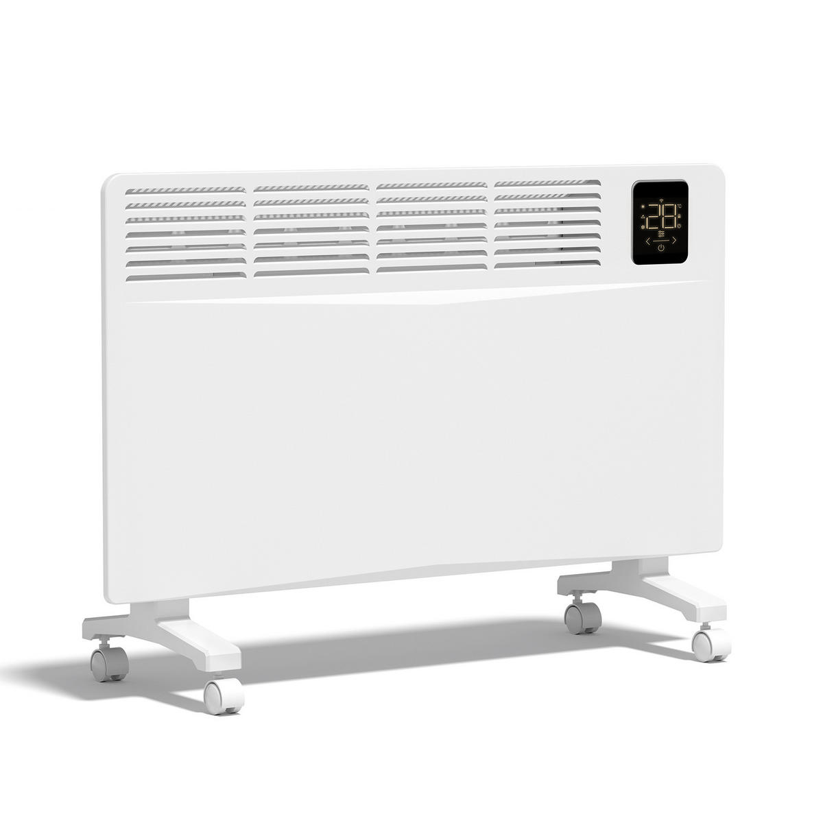 GLASHEIZUNG Weiß 75,4/42/20,6 cm - Weiß, Metall (75/42/21cm) - EMKE