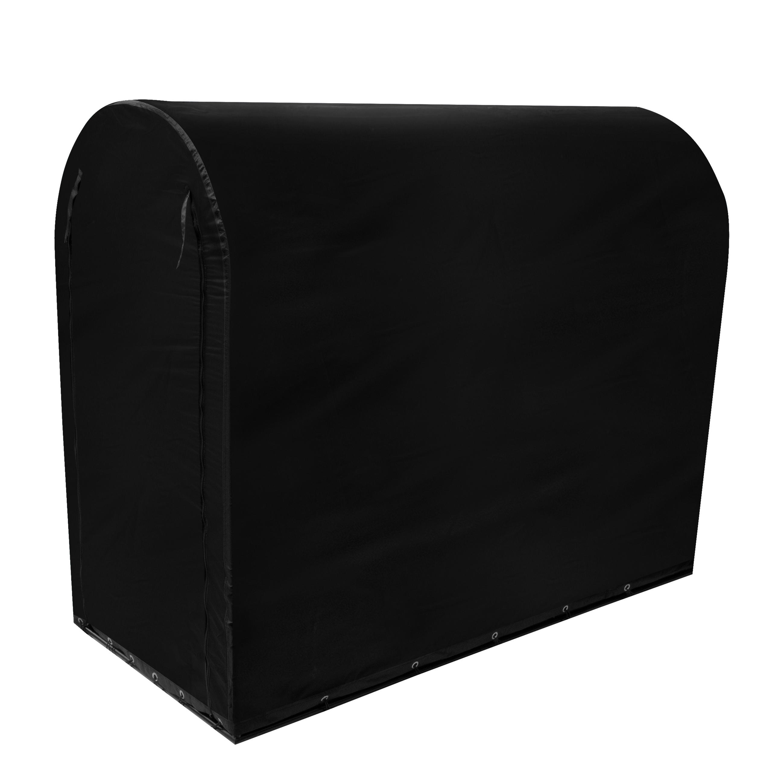 Monstershop Fahrradzelt Schwarz 93x1x188 cm