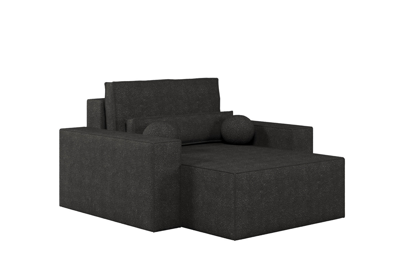 XXL-SESSEL Denver - Schwarz - Schwarz, Holzwerkstoff (100/85/162cm) - Möblo