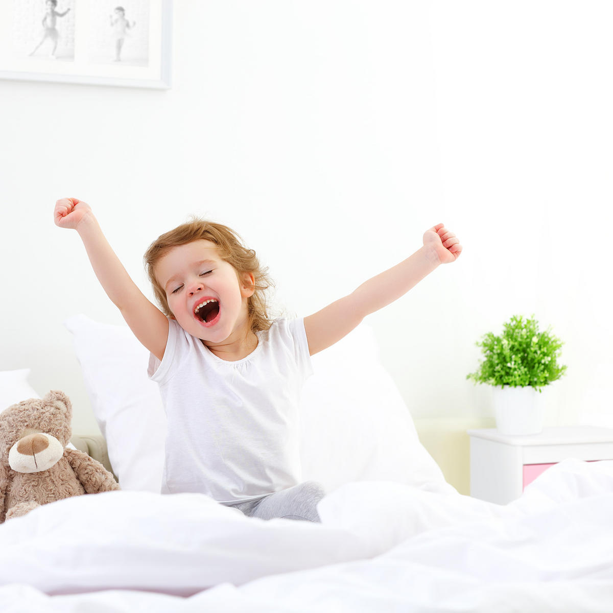 KINDERNACHTTISCH - Weiß, Holzwerkstoff (32/41/31cm) - Relaxdays