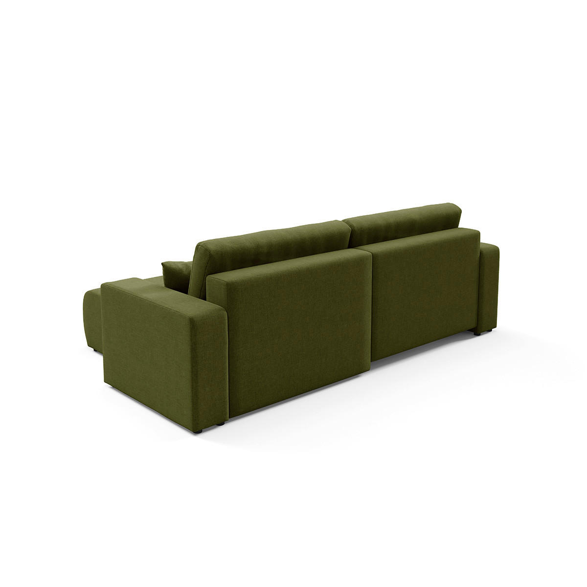 ECKSOFA Giulia 3 Sitzplätze Grün - Grün, Holz (244/149cm) - Petits-meubles