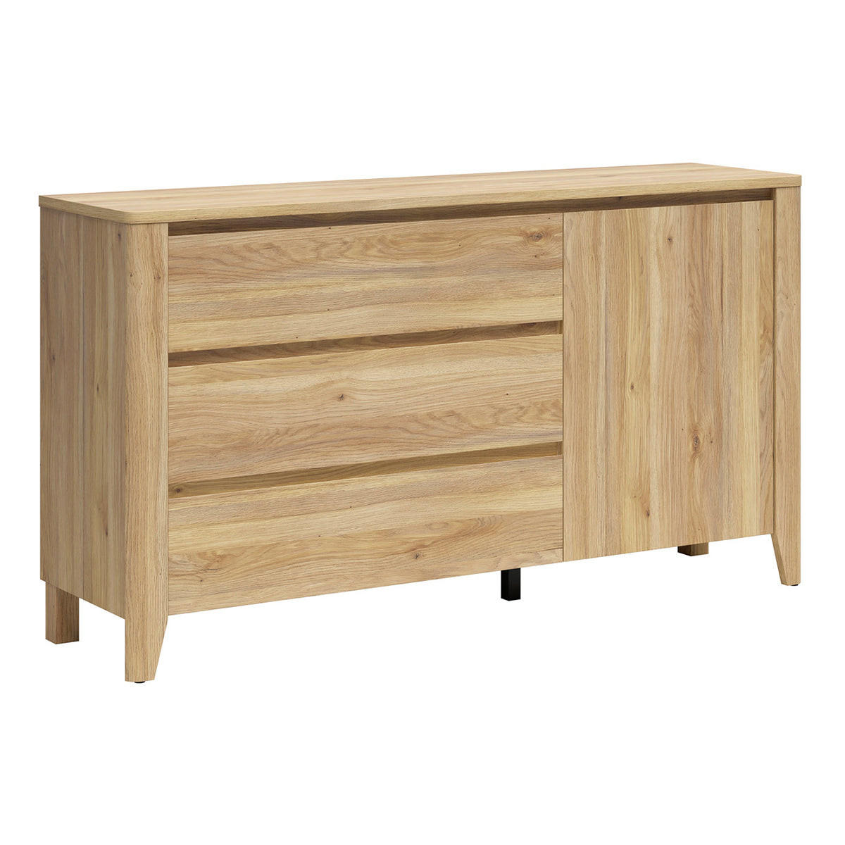 KOMMODE Samara Holz - Braun, Holzwerkstoff (161/90/42.5cm) - Petits-meubles