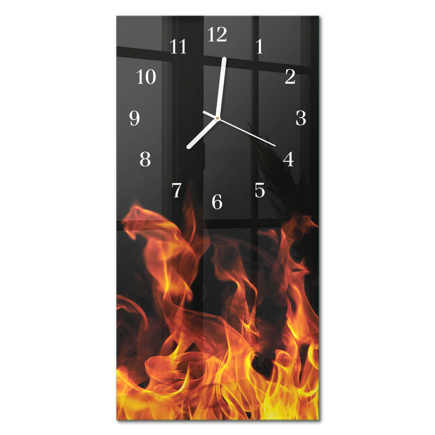 WANDUHR 30x60 cm - Natur - Multicolor, Glas (30/60/0.4cm) - TULUP