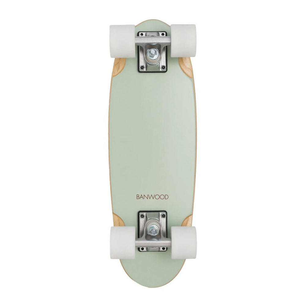 SKATEBOARD aus Holz für Kinder, ab 3 Jahren, Minze - Mintgrün, Holz (17.5/54cm) - Banwood