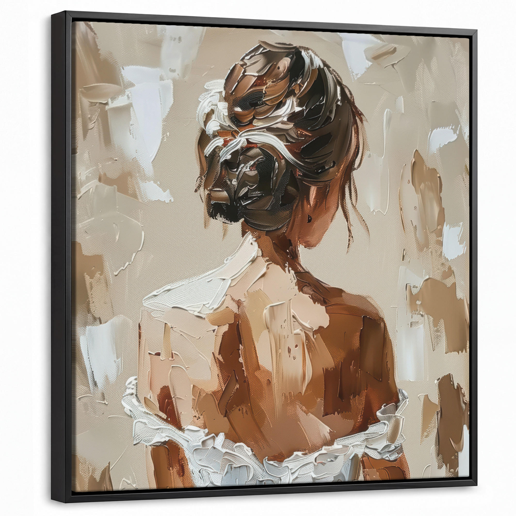 MuchoWow Leinwand Sand 50x50 cm