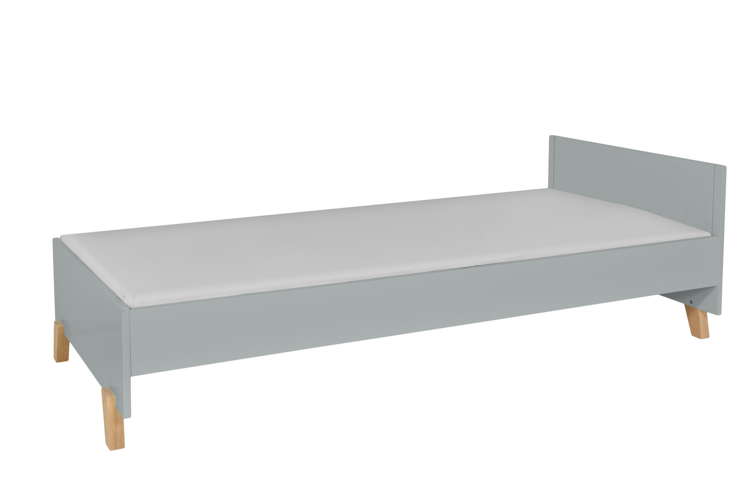 KINDERBETT Zara 200/90 - Grau, Holzwerkstoff (90/200cm) - RAUMHIRSCH FURNITURE
