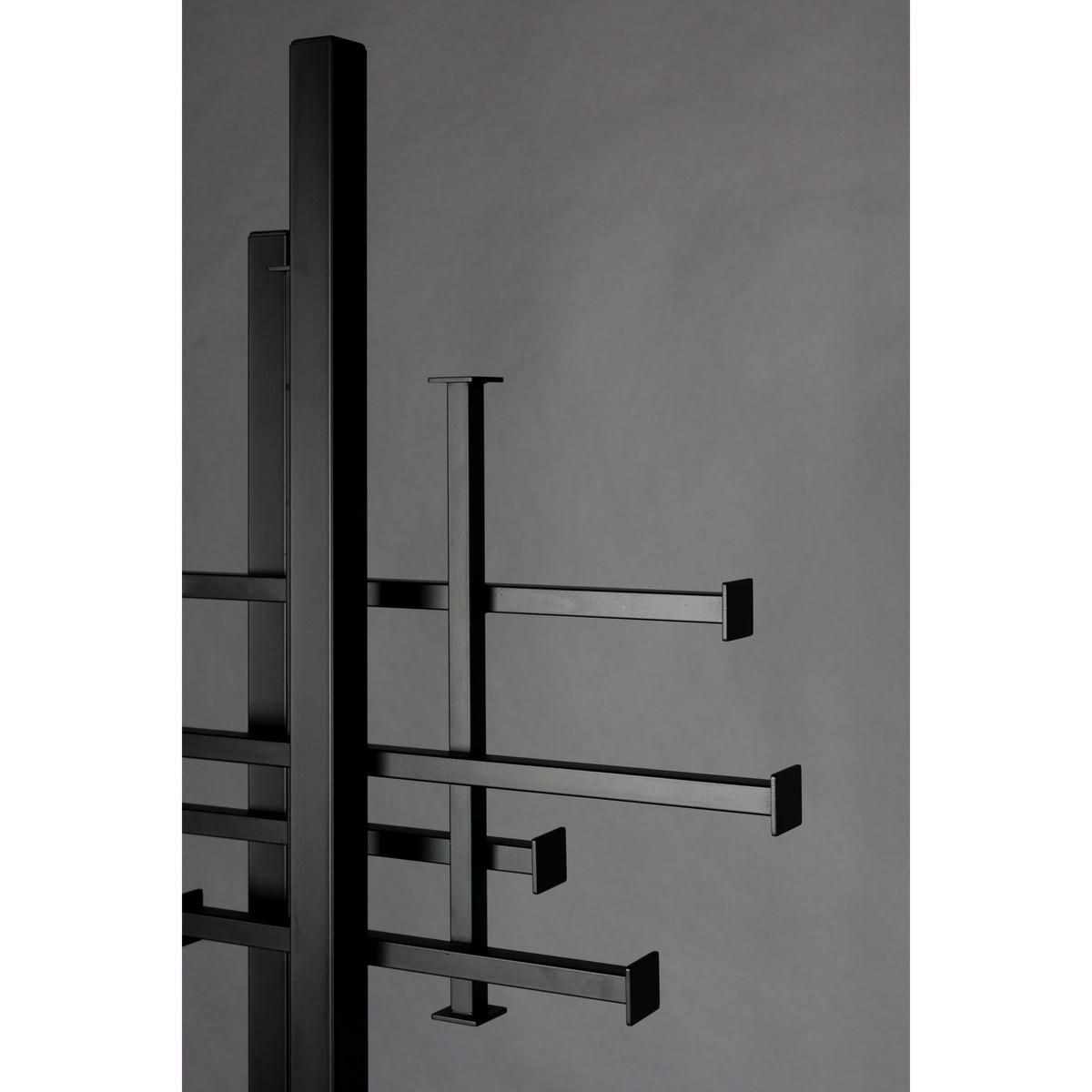 GARDEROBESTÄNDER Rumex Schwarz - Schwarz, Metall (71/185/45cm) - Dutchbone