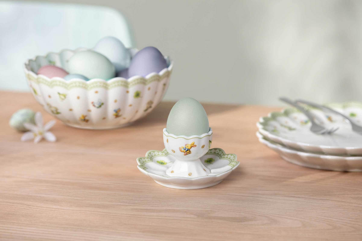 EIERBECHER-UNTERTELLER Easter Delight grün ø 9,9 cm - Grün, Keramik (9.9cm) - Villeroy & Boch