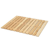 BADEMATTE Braun - Braun, Holz (60/50cm) - MCW