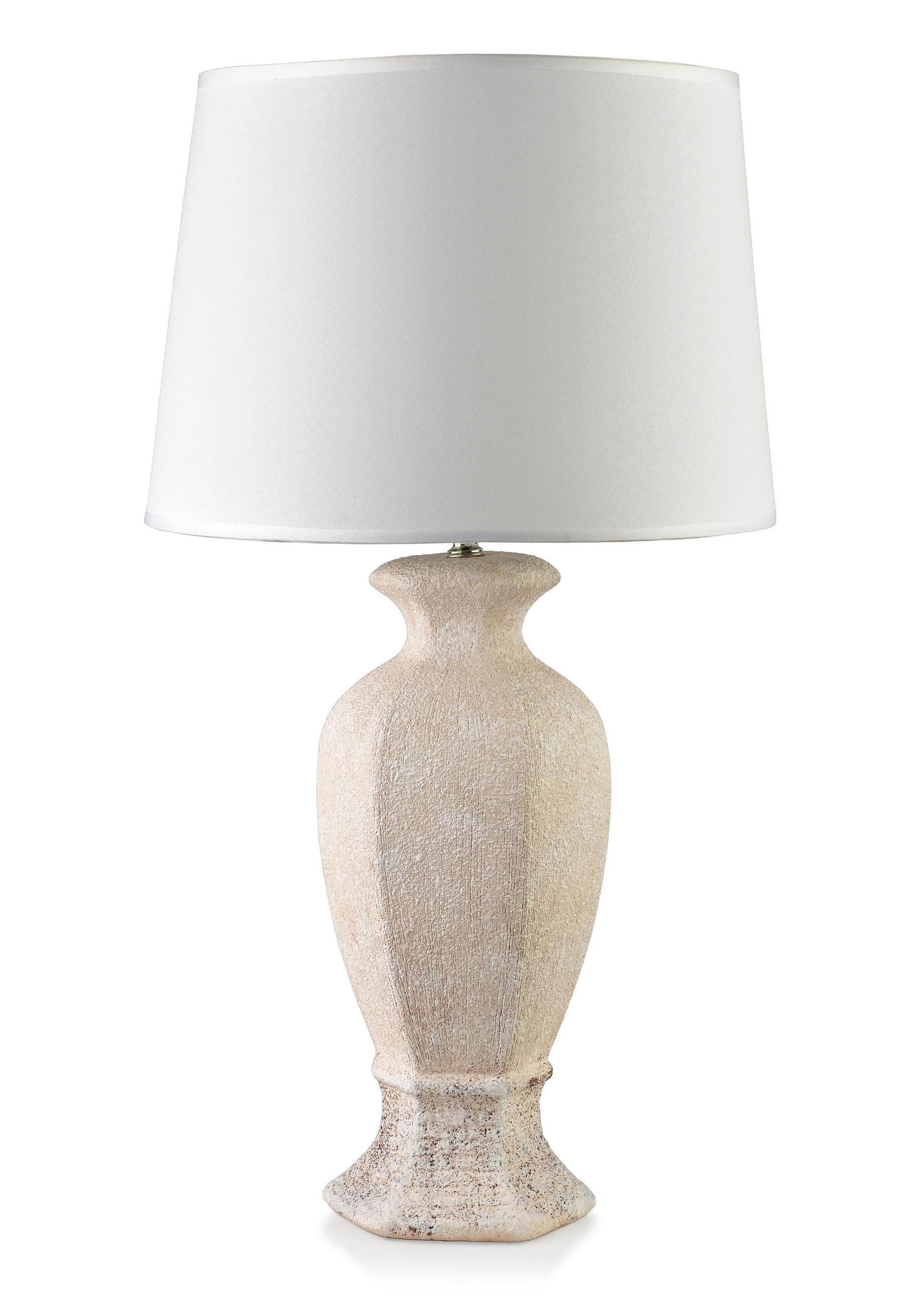 TISCHLAMPE Leti Beige 16/33/59 cm Keramik - Beige, Keramik (16/33/59cm) - Mondex
