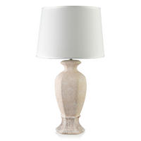 TISCHLAMPE Leti Beige 16/33/59 cm Keramik - Beige, Keramik (16/33/59cm) - Mondex