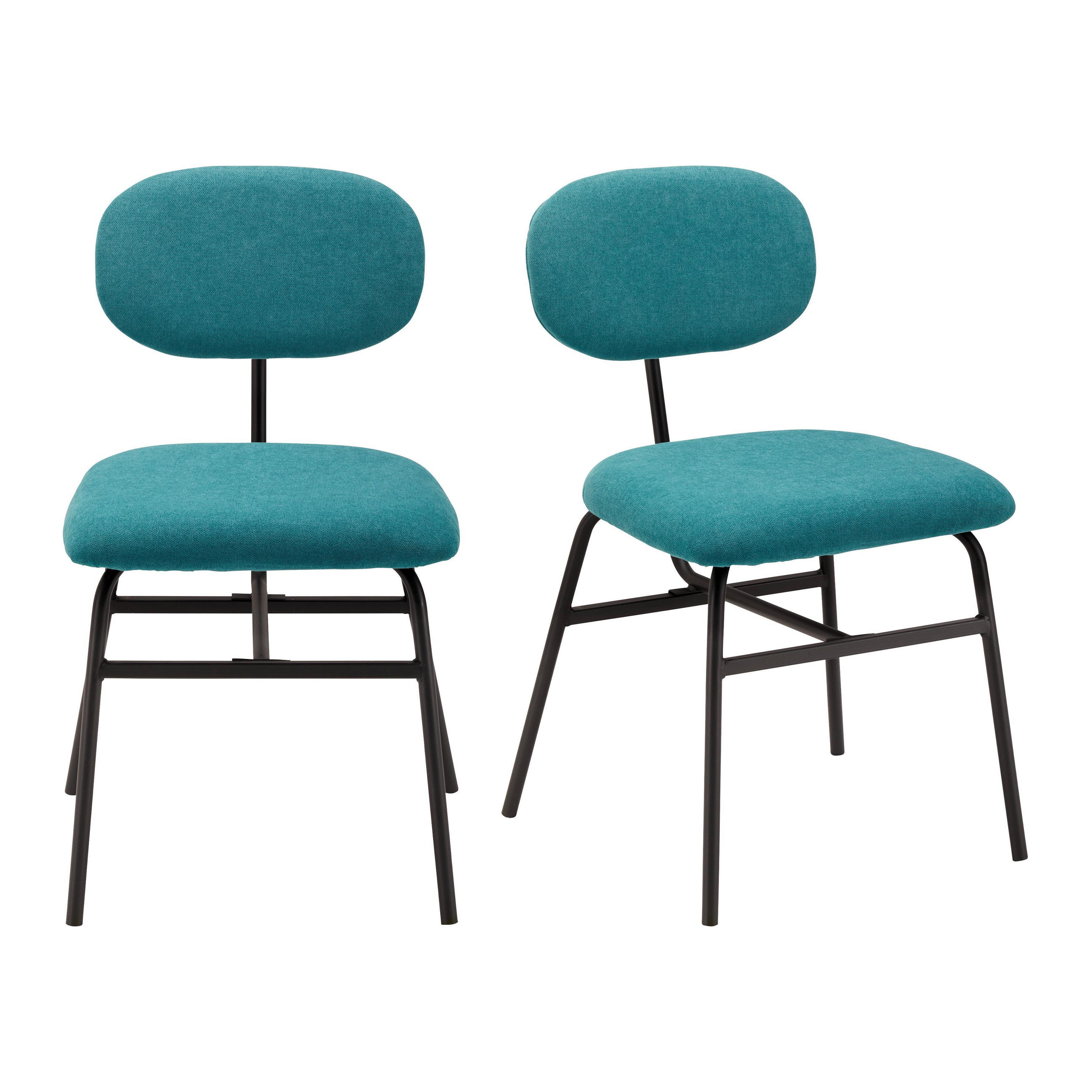 Bessagi Home Stuhl-Set Türkis 46x80x55 cm