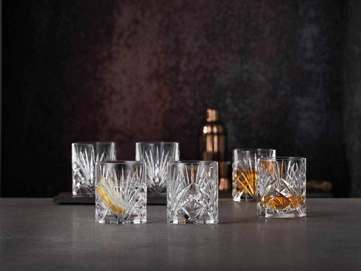 WHISKYTUMBLER Palais transparent 304 ml 6er Set - Transparent, Glas (0.304L) - Nachtmann