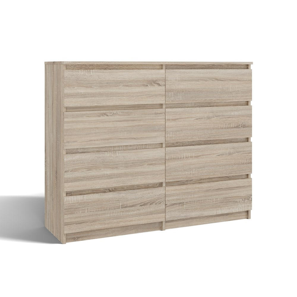 KOMMODE Sonoma Eiche 120/97/40 - Sonoma Eiche, Holzwerkstoff (120/97/40cm) - RAUMHIRSCH FURNITURE
