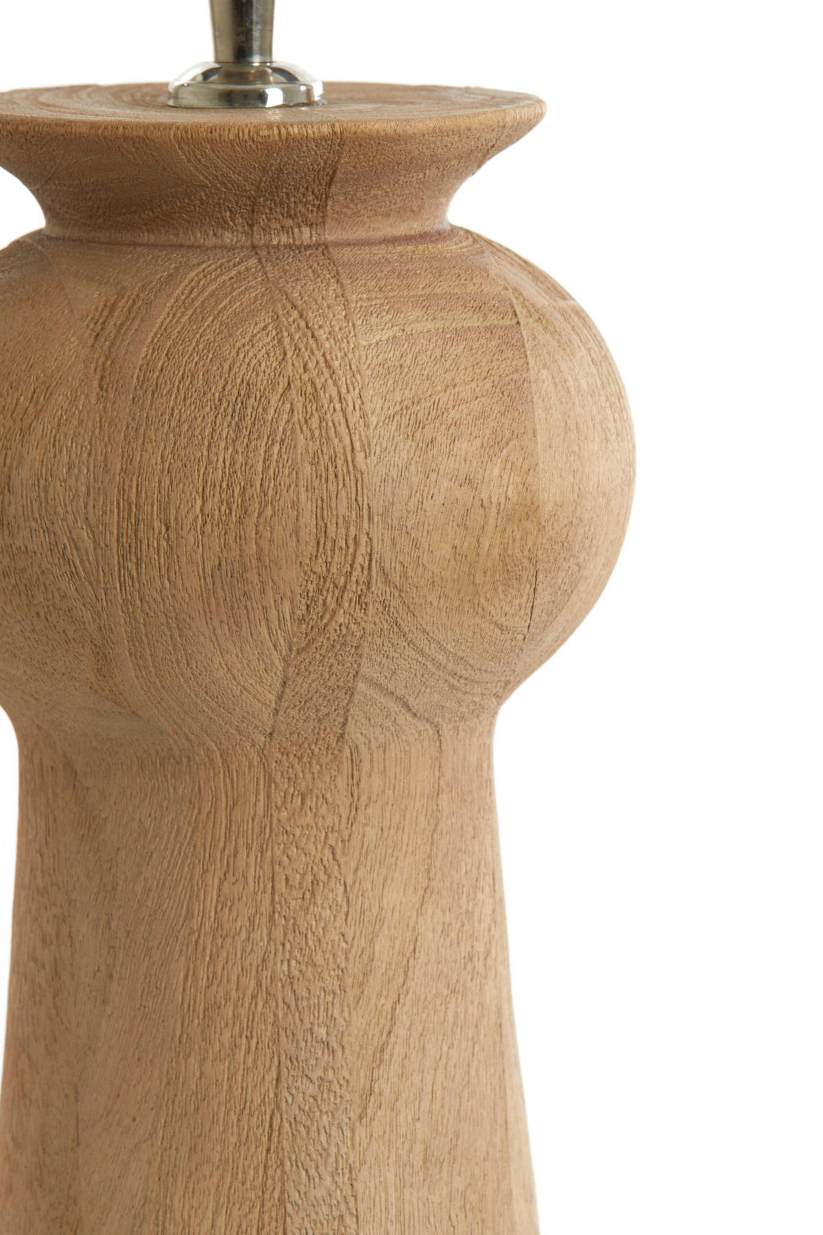 LAMPENFUSS Baglio Braun Ø19/45 cm - Braun, Holz (19/19/45cm) - Light & Living