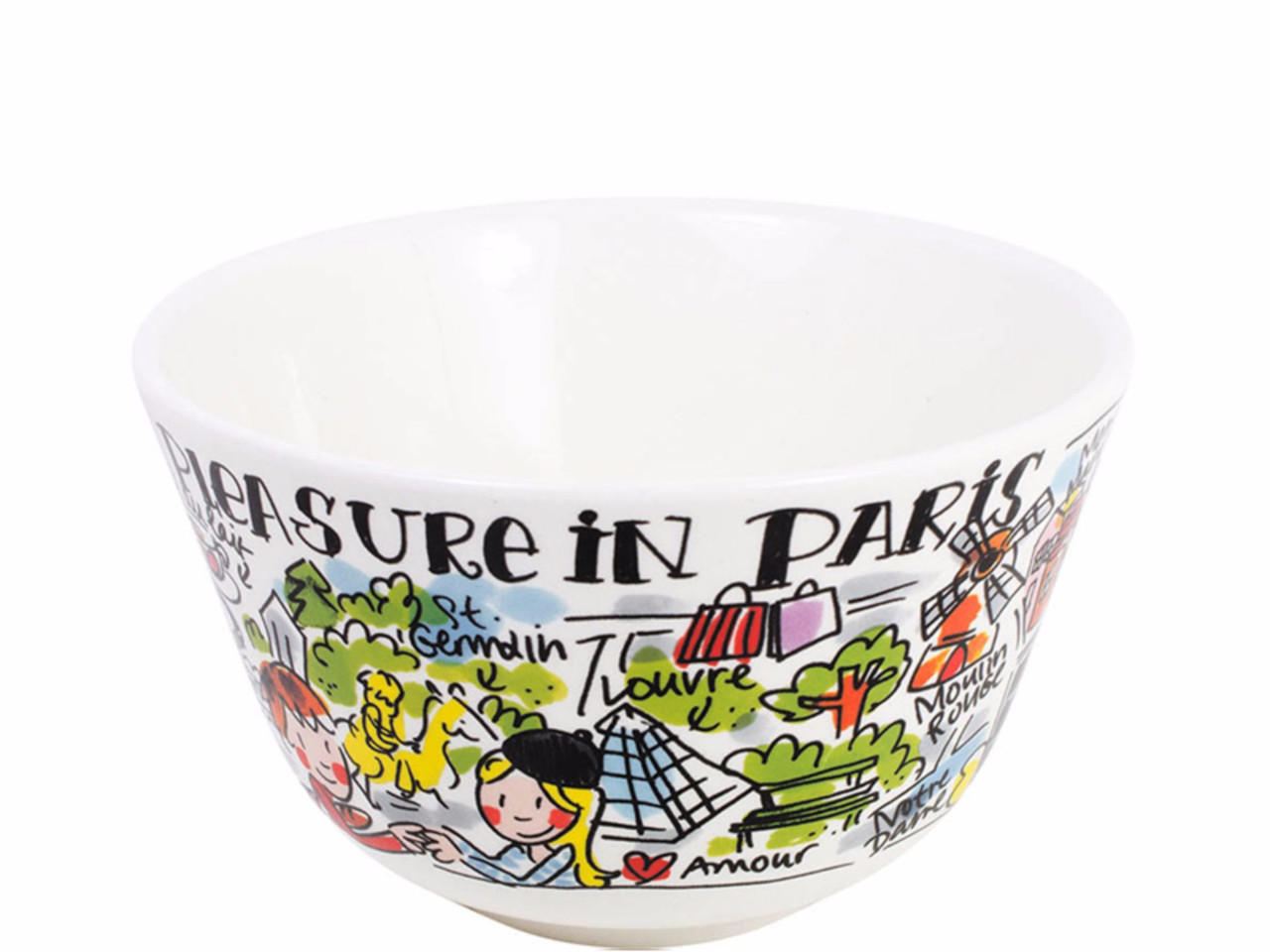 SCHALE Paris in Bunt - 14cm - Multicolor, Keramik (14.3/9/14.3cm) - Blond Amsterdam