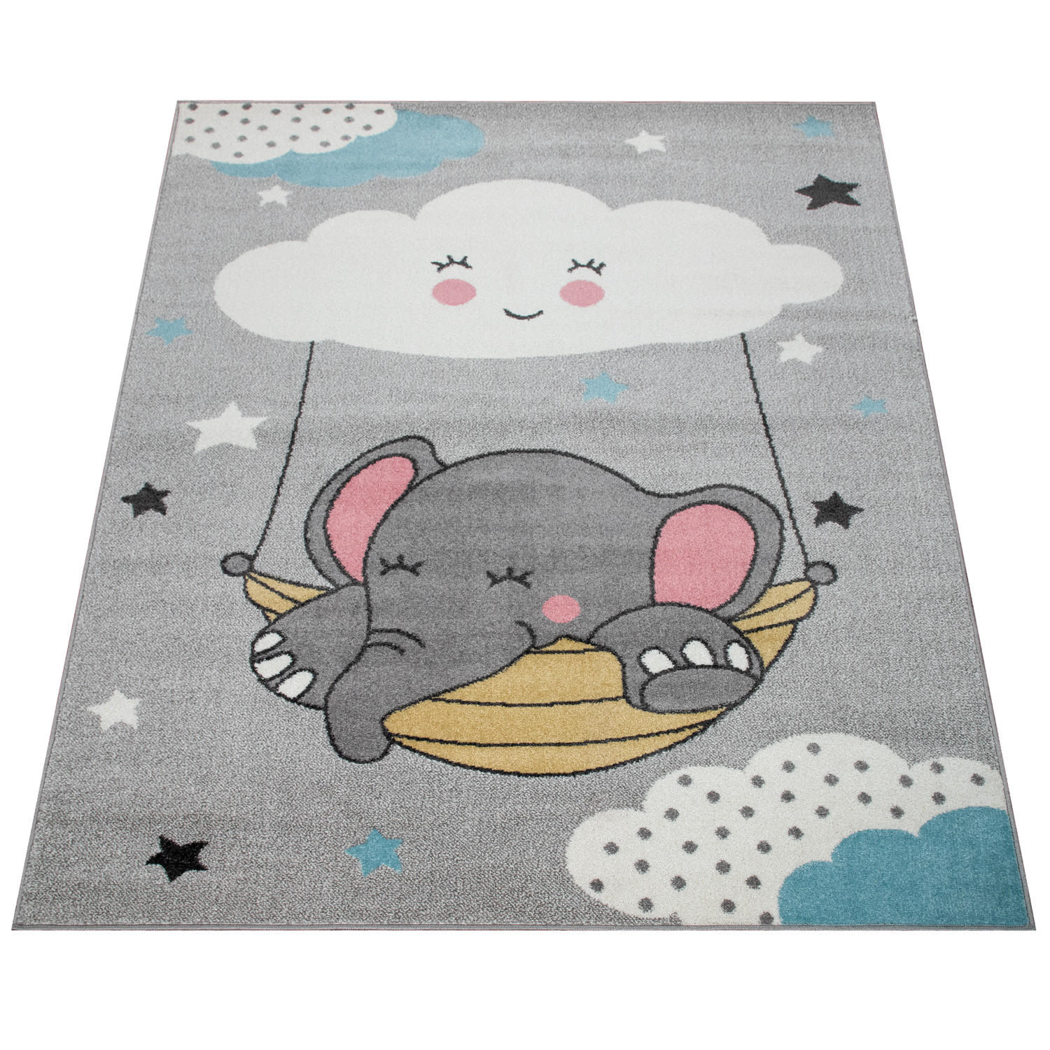 KINDERTEPPICH 80/150 cm Nino 881 - Grau, Textil (80/150cm) - Paco Home