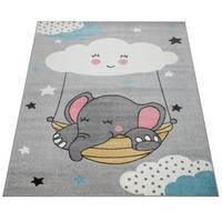 KINDERTEPPICH 80/150 cm Nino 881 - Grau, Textil (80/150cm) - Paco Home