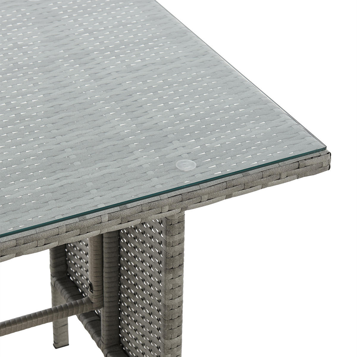 SITZGRUPPE Monroe Grau - Grau, Kunststoff - SVITA