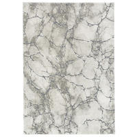 VENEZIA LUXUS DESIGNER TEPPICH MARMOR OPITK - Grau, Textil (120/170cm) - Pergamon