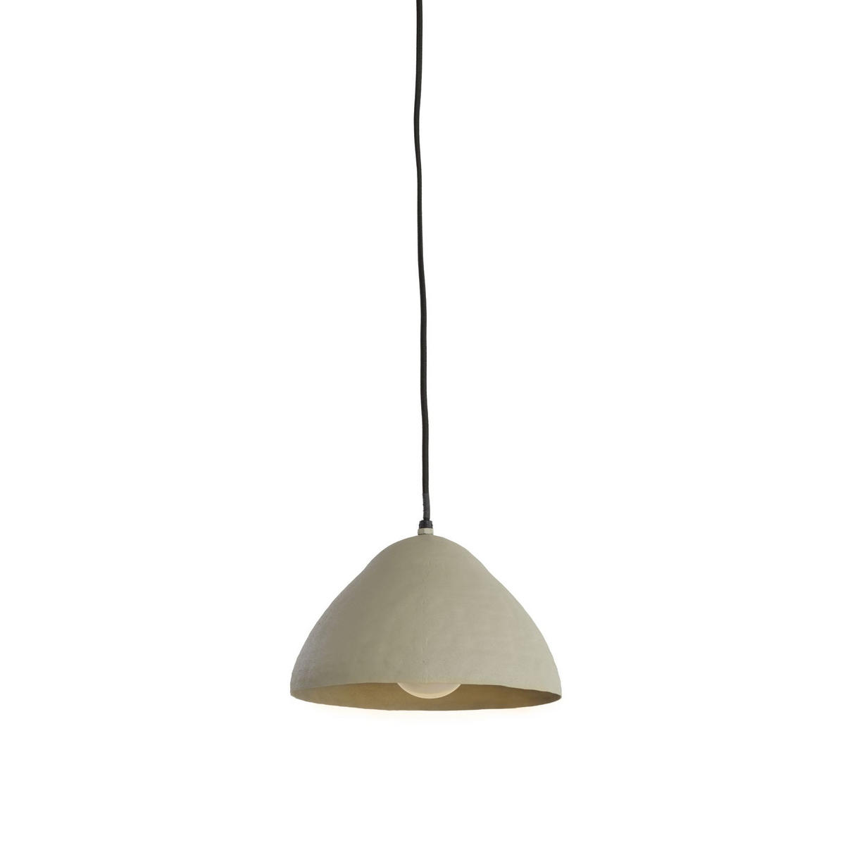 PENDELLEUCHTE ELIMO Grau 25/25/15 cm - Grau, Metall (25/25/15cm) - Light & Living