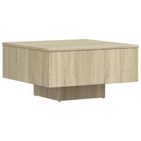 COUCHTISCH Sonoma-Eiche 60x60x31,5 cm Holzwerkstoff - Sonoma Eiche, Holzwerkstoff (60/60/31.5cm) - furnicato