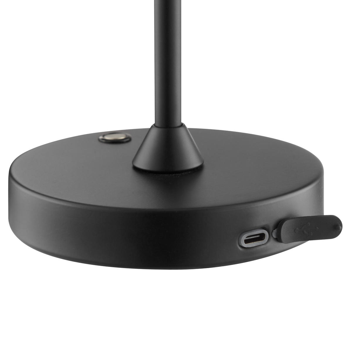 TISCHLEUCHTE Elora Schwarz/Weiß 11/11/37 cm - Multicolor, Metall (11/11/37cm) - Brilliant