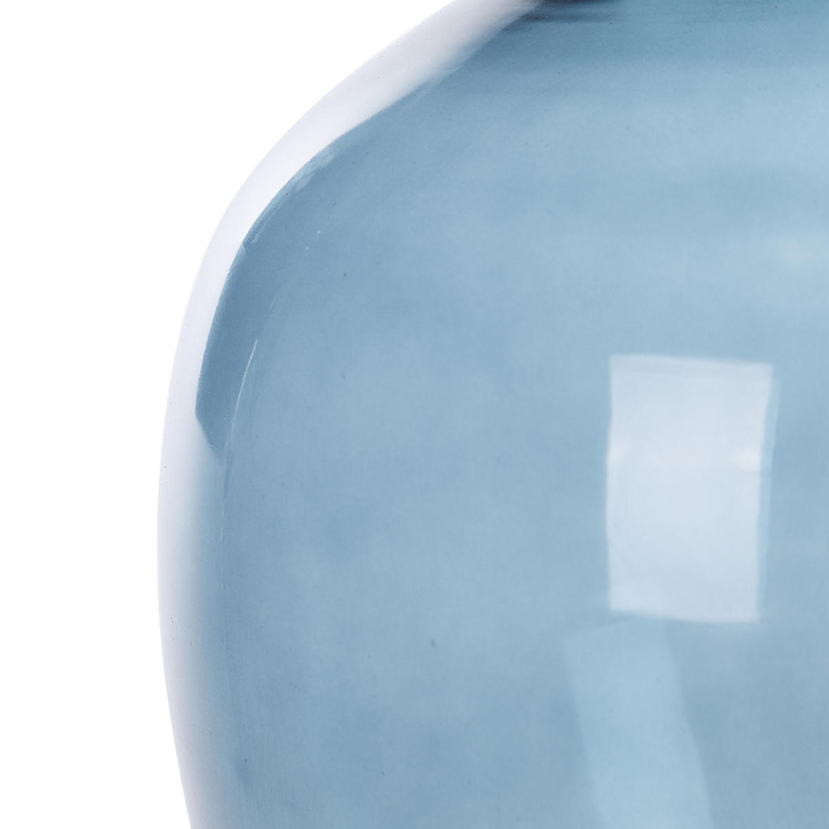 DEKOVASE Glas blau Roti - Blau, Glas (39cm) - Beliani