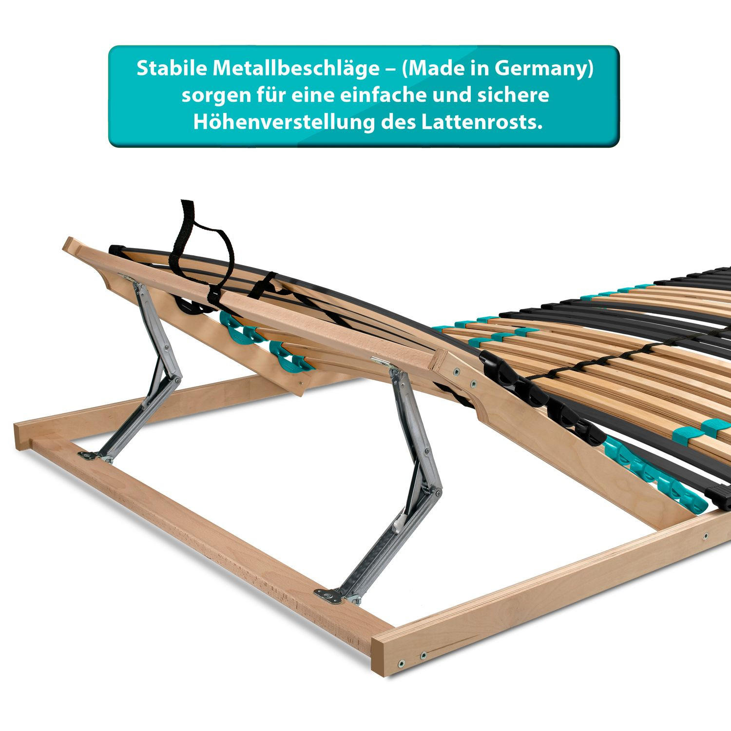 LATTENROST DRÖMSON Kopfteil verstellbar 70x200 cm - Naturfarben, Holz (70/200cm) - Coemo