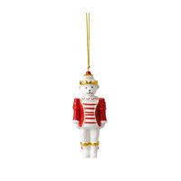 ORNAMENT NUSSKNACKER 2026 Christmas Classics weiß-gold 2,8 x 4,8 x 11,4 cm - Goldfarben/Weiß, Keramik (4.8/11.4/2.8cm) - Villeroy & Boch