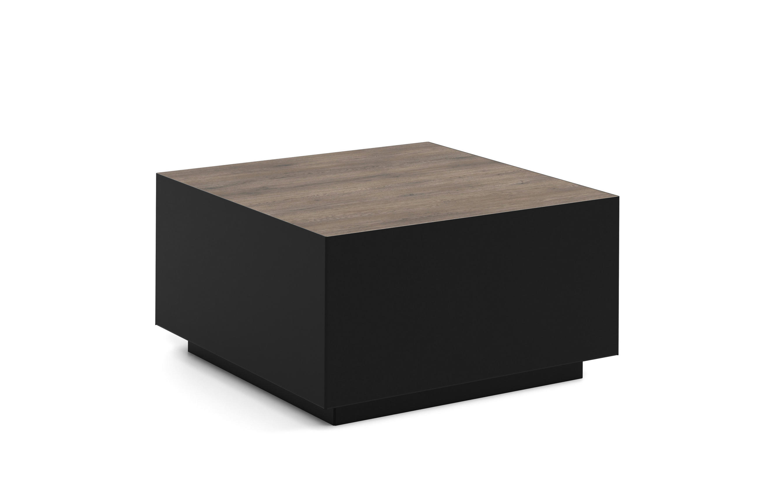 COUCHTISCH QUADRA - Schwarz/Sahara, Holzwerkstoff (65/65/35cm) - Meblini