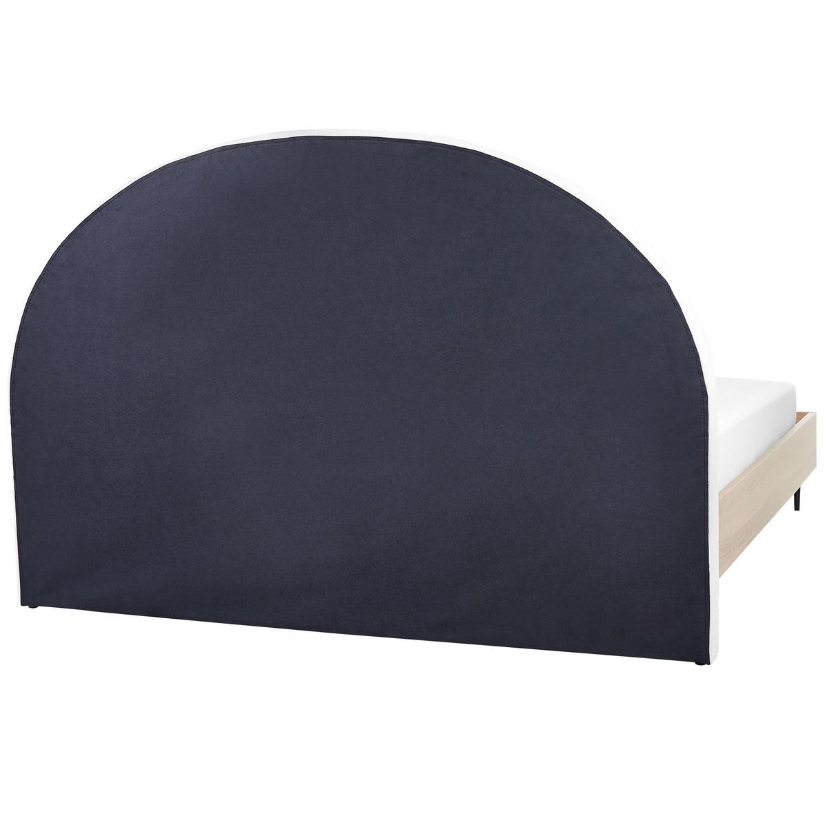 BETT 180/200cm Cremeweiß Millay - Creme, Textil (180/200cm) - Beliani