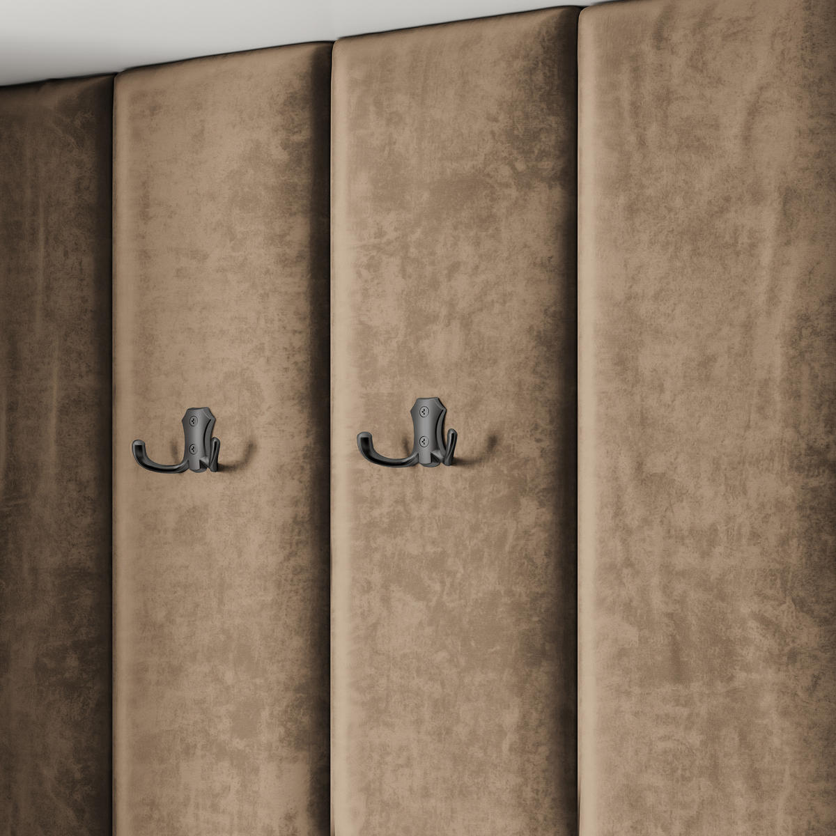 GARDEROBENSCHRANK REMA 150/240/60 cm Modern Garderobe-Set Weiß - Beige/Weiß, Holzwerkstoff (150/240/60cm) - MASSENO