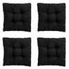 SITZKISSEN Panama 47/47 cm 4er-Set - Schwarz, Textil (47/8/47cm) - Madison