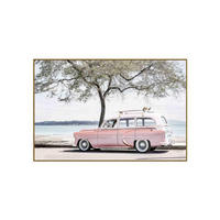 WANDPANEEL Wall Art Rosa 120/3.5/80cm - Pink, Textil (3.5/80/120cm) - PTMD Collection