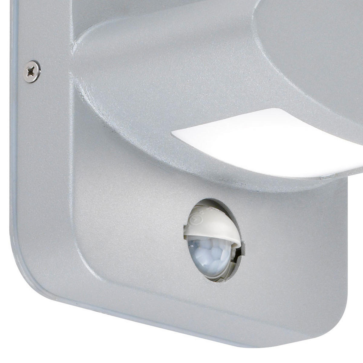 LED AUSSENLEUCHTE ALU Silber - Silberfarben, Metall (14/14/10.6cm) - Wofi
