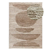 HOCHFLORTEPPICH im skandinavischen Stil Beige Lima 140/200 cm - Beige, Naturmaterialien/Textil (140/200cm) - Atticgo