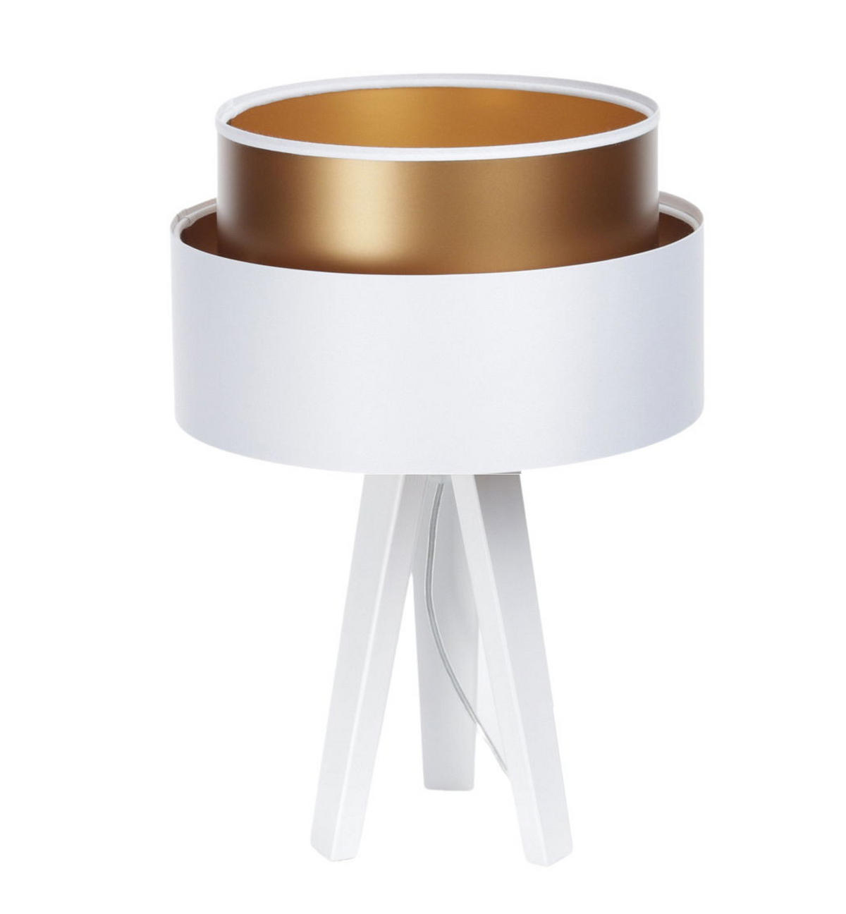 TISCHLAMPE Weiß 30/45 cm - Weiß, Kunststoff (30/0.7/45cm) - ONZENO