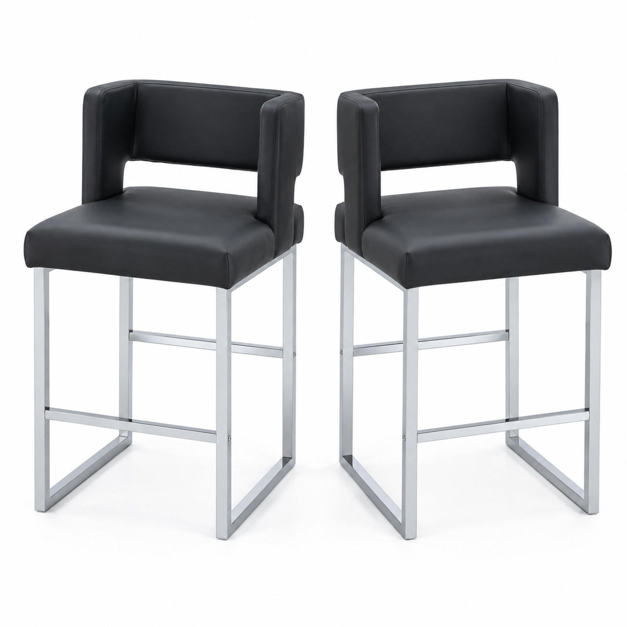 Mivray Barhocker Schwarz 53.3x91.4x48 cm