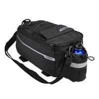 GEPÄCKTRÄGERTASCHE - Schwarz, Textil/Metall (16/15/38cm) - Relaxdays