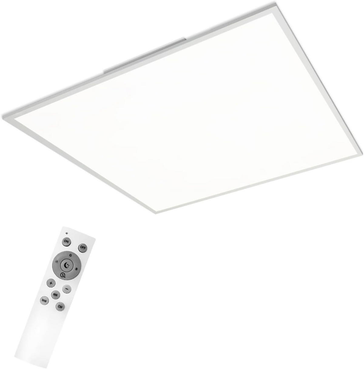 LED-DECKENLEUCHTE Raynor 45/45/2.1cm - Weiß, Kunststoff (45/45/2.1cm) - ZMH