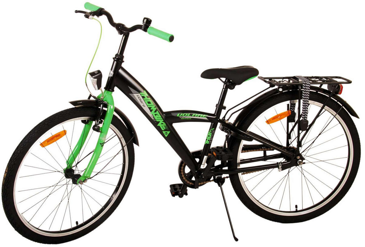 KINDERFAHRRAD Thornbike - Jungen - Rücktritt + Handbremse - 24 Zoll - Grün - Grün, Metall (61cm) - TPFSports